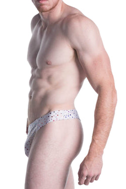 Go Softwear White Hologram Swim Thong thumbnail 2