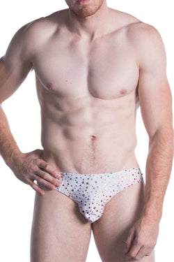 Go Softwear White Hologram Swim Thong thumbnail 1