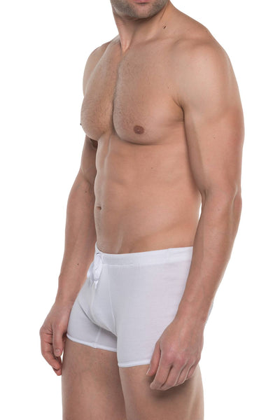 Go Softwear White Pool Party Ribbed Lounge Short