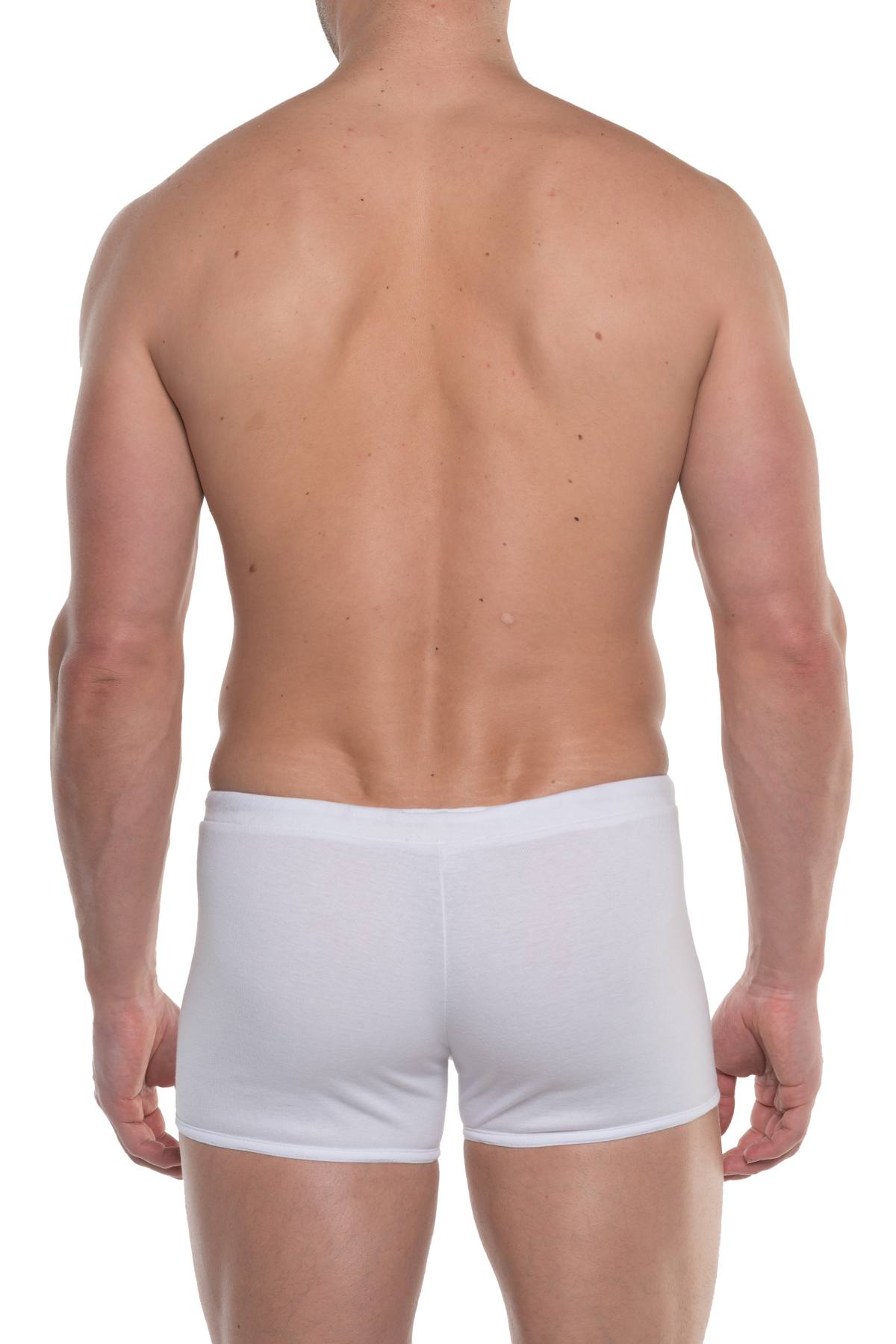 Go Softwear White Pool Party Ribbed Lounge Short