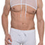 Go Softwear White Pool Party Stretch Mesh Harness Hoodie