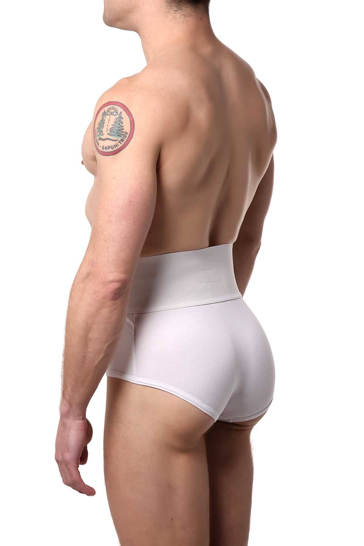 Go Softwear White Waist-Eliminator Brief