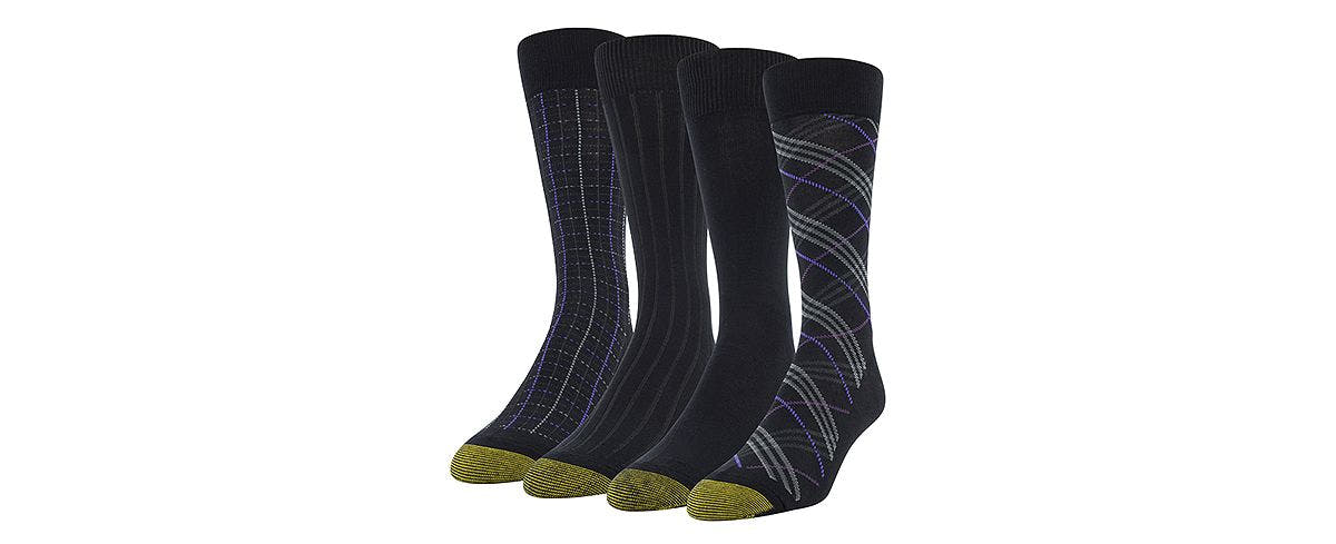 Gold Toe 4-pk. Socks Black Multi