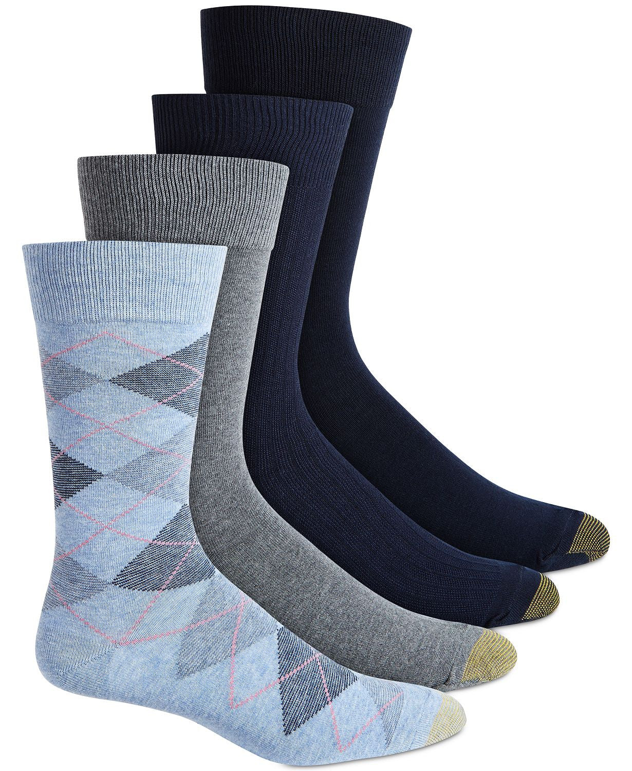 Gold Toe Argyle Dress Socks 4-pack Chambrey