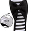 Gold Toe Grey Solid/Striped Lizbeth Bow Memory-Foam Slippers