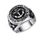 Gomaya Silver Anchor Stainless Steel Ring