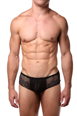Good Boy Gone Bad Black Lace Bootyshort thumbnail 1