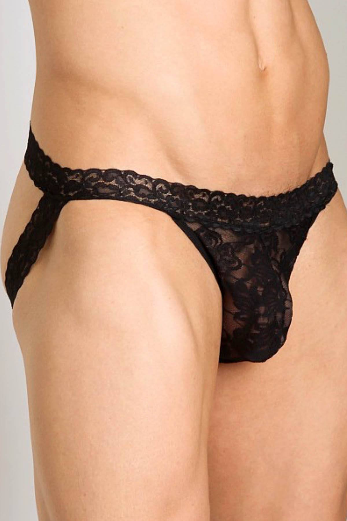 Good Devil Black Lace Jockstrap