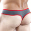 Good Devil Grey/Red Carnal Love Slip Thong