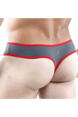 Good Devil Grey/Red Carnal Love Slip Thong thumbnail 2