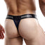 Good Devil Mesh Pouch Thong in Navy