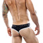 Good Devil Micro Cut Out Thong in Black/White
