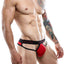 Good Devil Micro Cut Out Thong in Red/Black