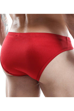 Good Devil Net Pouch Cutout Bikini Brief in Red thumbnail 2