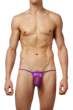Good Devil Purple Net G-String thumbnail 1