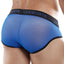 Good Devil Royal Blue Sheer Open Front Brief