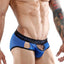 Good Devil Royal Blue Sheer Open Front Brief