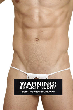 Good Devil Sleeve Thong in White thumbnail 1