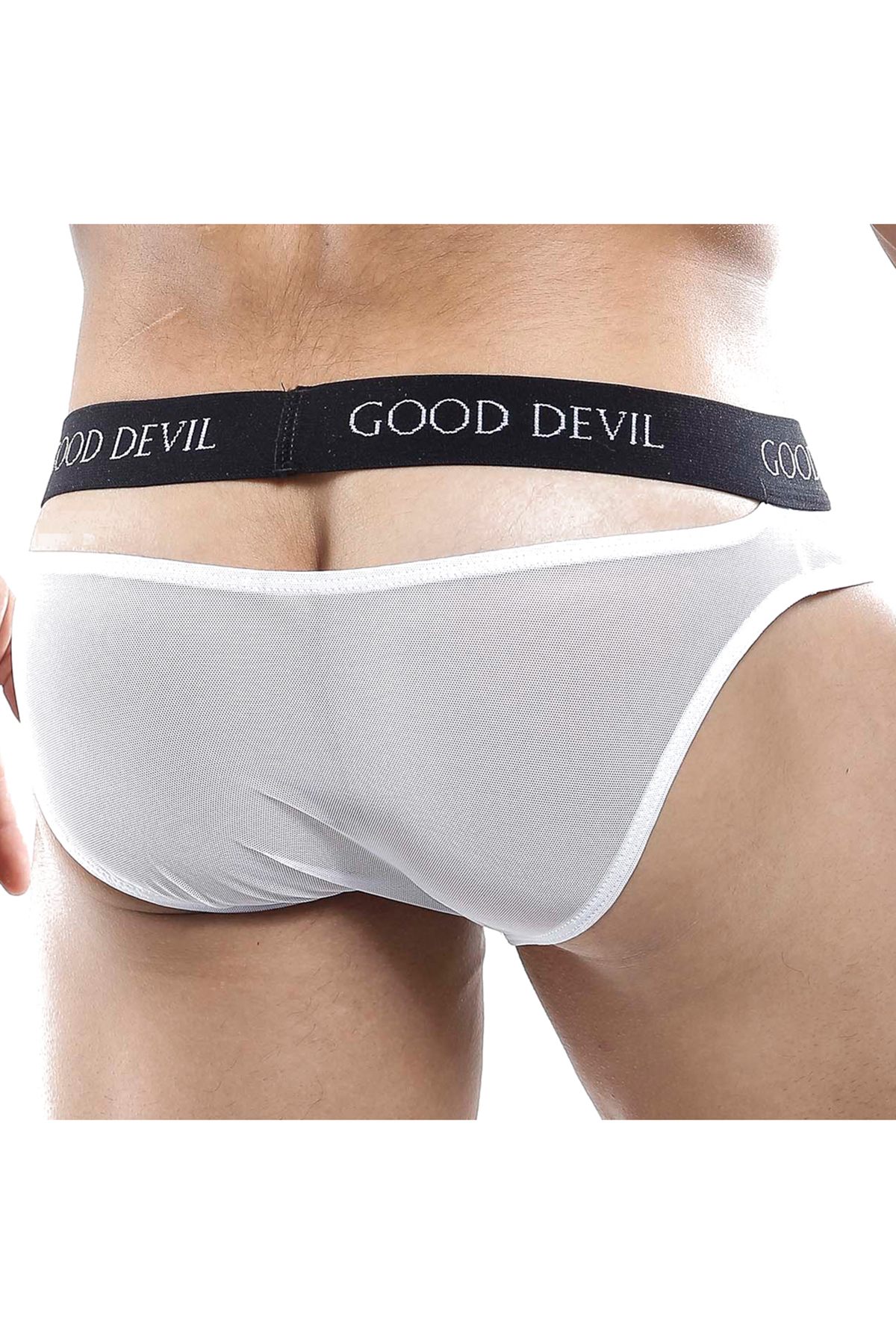 Good Devil White Sexy Back Bikini Brief