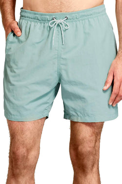 Goodfellow & Co. Pale Mint 18" Big & Tall Elastic Waist Swim Trunk thumbnail 1