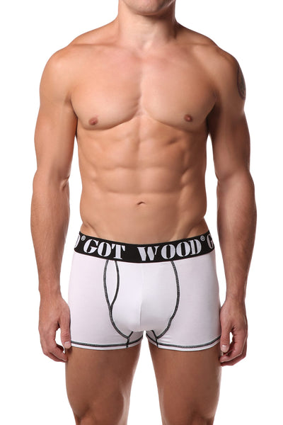 Got Wood White Boxer Brief