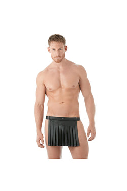 Gregg Homme Black 2.0 Faux Leather Backless Kilt thumbnail 3