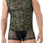 Gregg Homme Black Camo Mesh Tank Top
