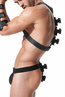 Gregg Homme Black Frame Leather Chest Harness thumbnail 4