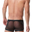 Gregg Homme Black/Gold Snake-Printed Mesh/Foil Century Trunk