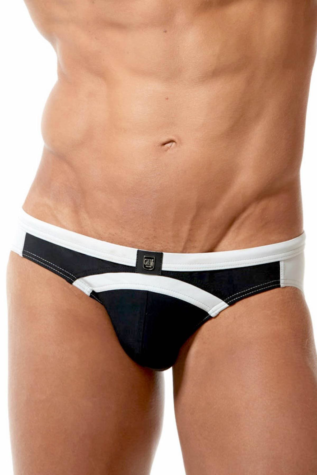 Gregg Homme Black/Grey Reef Swim Brief