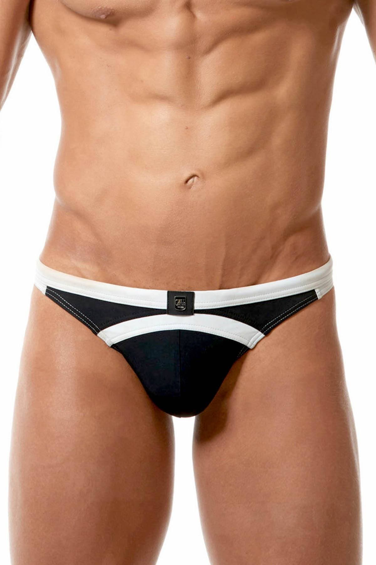 Gregg Homme Black/Grey Reef Swim Thong