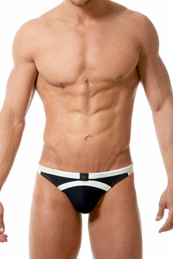 Gregg Homme Black/Grey Reef Swim Thong thumbnail 4