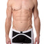 Gregg Homme Black/Grey Reef Swim Trunk