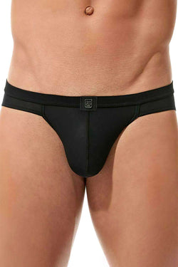 Gregg Homme Black High Line Laser Cut Mesh Brief thumbnail 4