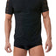 Gregg Homme Black High Line Laser Cut Mesh T-Shirt