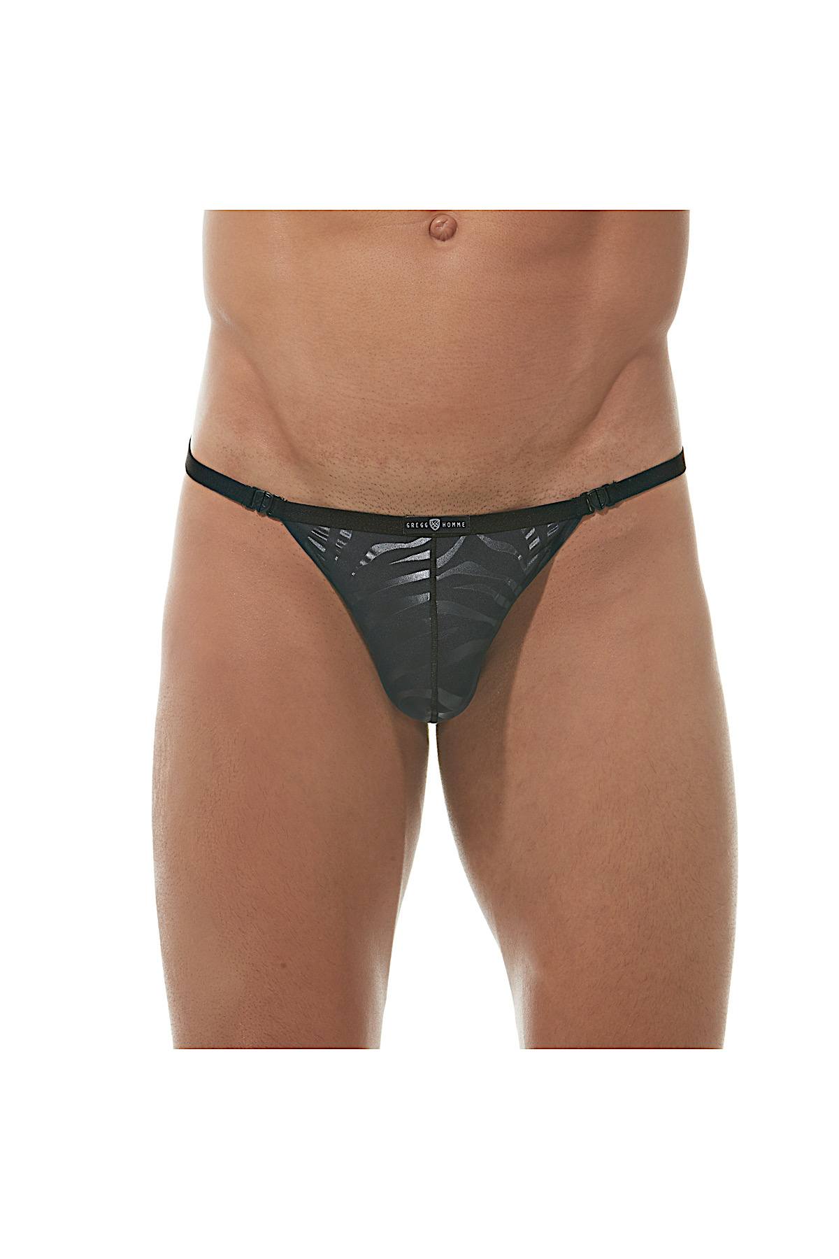 Gregg Homme Black Hookt G-String