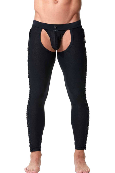 Gregg Homme Black Italian-Jersey Mythic Chaps