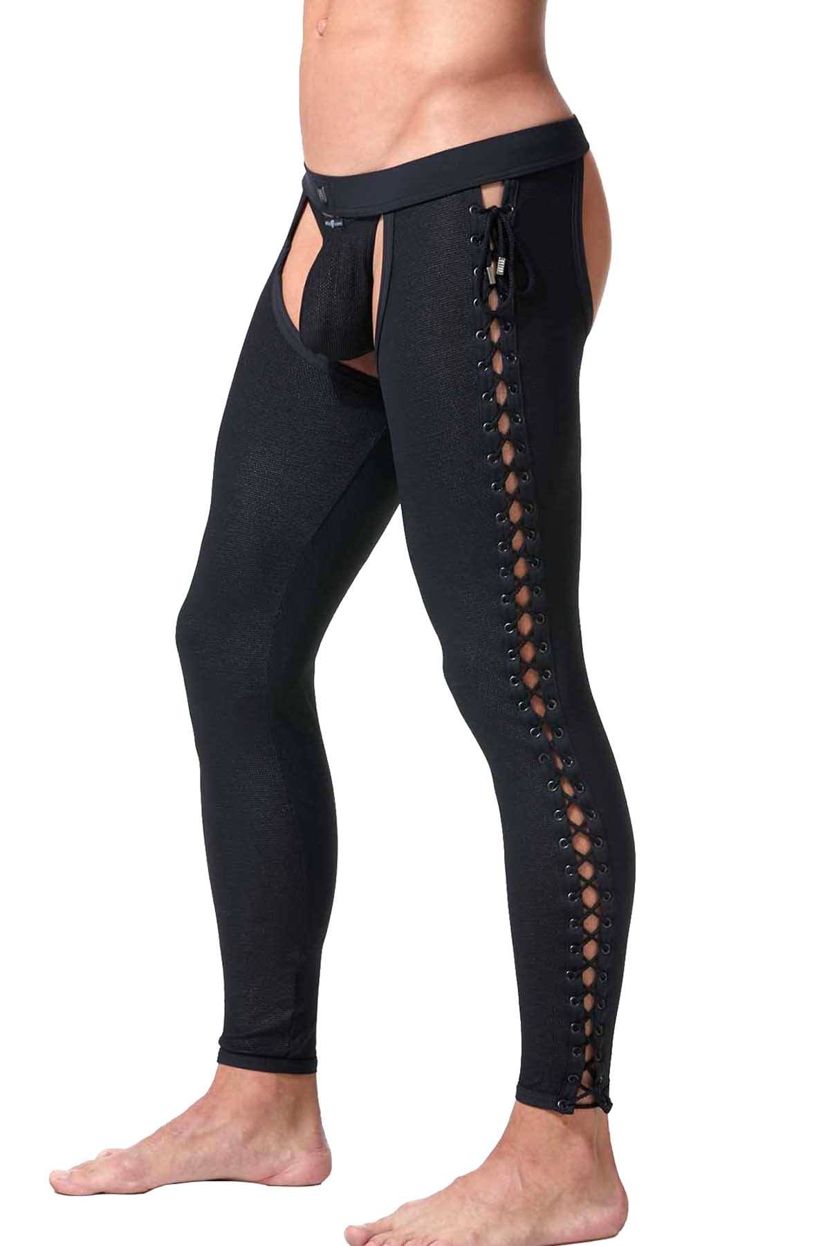 Gregg Homme Black Italian-Jersey Mythic Chaps