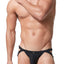 Gregg Homme Black Italian-Jersey Mythic Laced Jockstrap