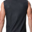 Gregg Homme Black Italian-Jersey Mythic Laced V-Neck Muscle Top