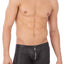 Gregg Homme Black Leather-Look Reckless Zipper Trunk