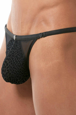 Gregg Homme Black Lust Mesh Velvet Thong thumbnail 2