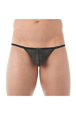 Gregg Homme Black Mesh Suspender C-Ring String thumbnail 2