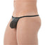 Gregg Homme Black Mesh Suspender C-Ring String