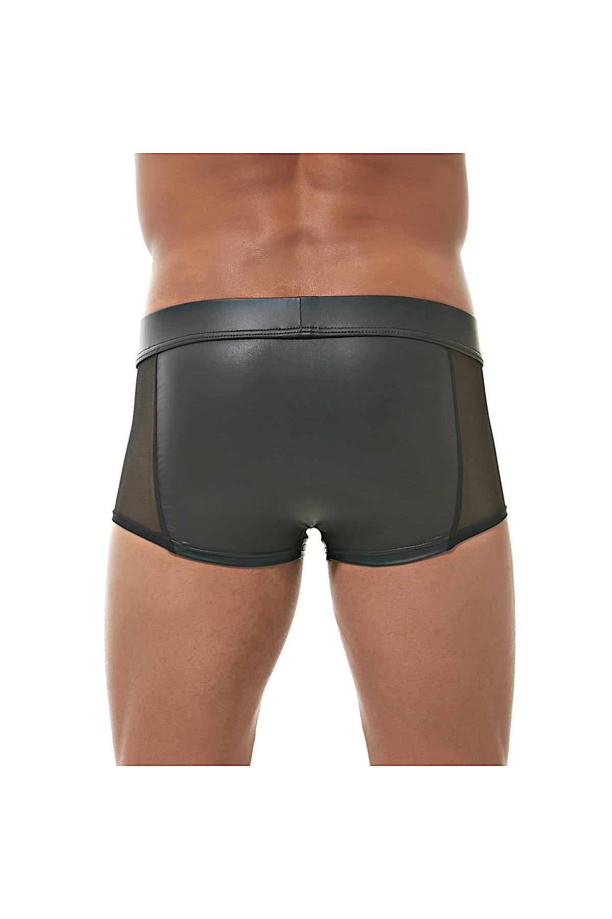 Gregg Homme Black Pleather/Mesh X Trunk