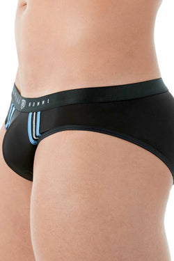 Gregg Homme Black Push-Up 2.0 Padded Brief thumbnail 2
