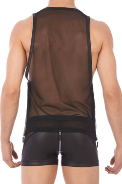 Gregg Homme Black Reckless Zipper Tank-Top thumbnail 3