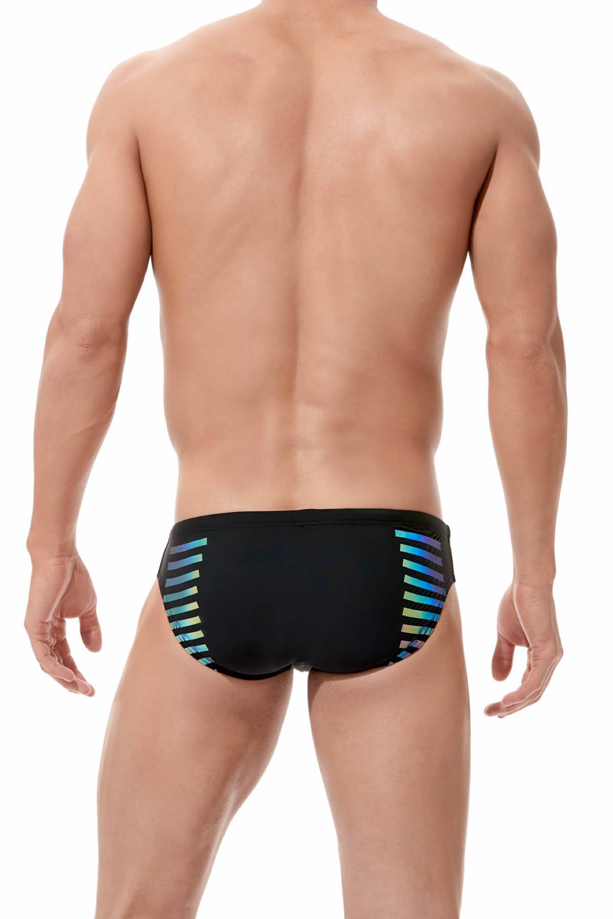 Gregg Homme Black Reflector Swim Brief
