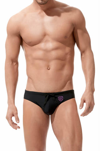 Gregg Homme Black Reflector Swim Brief