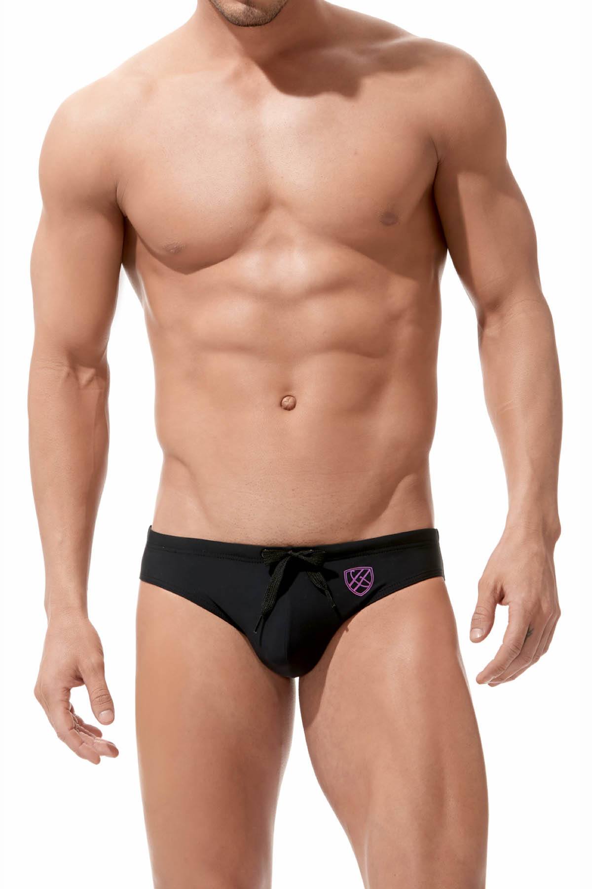 Gregg Homme Black Reflector Swim Brief